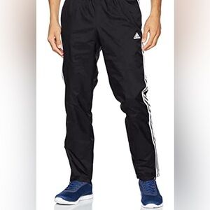 Adidas Black-and-White Track Pants ESS 3S PANT WVN CD7070- Medium
